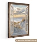OneMillionCanvasses® Leinwandbild Strand - Dünen - Meer Fotodruck Bild 2