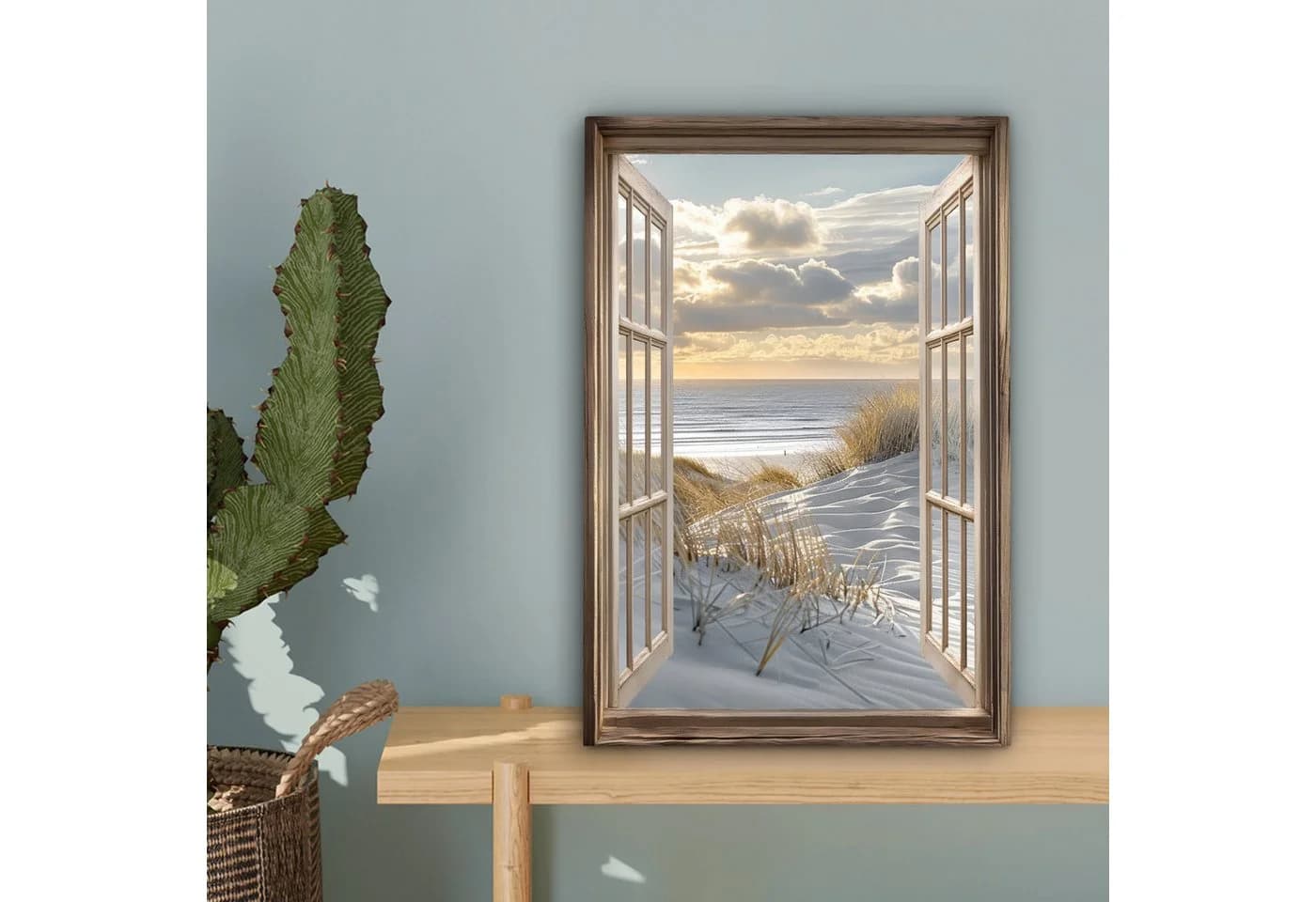 OneMillionCanvasses® Leinwandbild Strand - Dünen - Meer Fotodruck - Bild 5