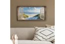 OneMillionCanvasses® Leinwandbild Panorama Strand Blau Beige Bild 4