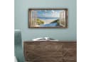 OneMillionCanvasses® Leinwandbild Panorama Strand Blau Beige Bild 5