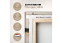 OneMillionCanvasses® Leinwandbild Frau Hut Beige Gold Wanddekoration Bild 3