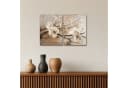 MuchoWow Leinwandbild Blüte Beige Abstrakt 2er Set Bild 5