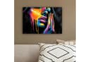 OneMillionCanvasses® Leinwandbild Frau - Gesicht - Farbe - Künstlerisch, Fotodruck 30x20 cm Bild 4