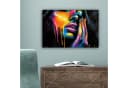 OneMillionCanvasses® Leinwandbild Frau - Gesicht - Farbe - Künstlerisch, Fotodruck 30x20 cm Bild 5