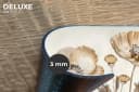 MuchoWow Platzset Blumen Beige 6-tlg. Vinyl Tischset Abwaschbar Bild 1