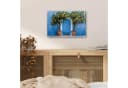 MuchoWow Acrylglasbild Zitronenbäume Blau/Gelb Modern Bild 5