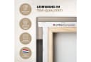 OneMillionCanvasses® Leinwandbild Wellen Abstrakt Beige Schwarz Braun 20x20 cm Bild 3