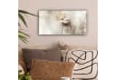 OneMillionCanvasses® Leinwandbild Panorama Blume Beige Fotodruck Wandbild Bild 1