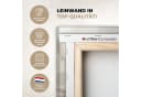 OneMillionCanvasses® Leinwandbild Panorama Blume Beige Fotodruck Wandbild Bild 3