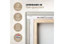OneMillionCanvasses® Leinwandbild Blume Beige 20x20 cm Bild 3