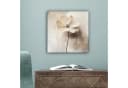 OneMillionCanvasses® Leinwandbild Blume Beige 20x20 cm Bild 5