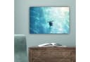 OneMillionCanvasses® Leinwandbild Schildkröte Blau Meer Bild 5