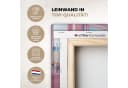 OneMillionCanvasses® Leinwandbild Rosa Stadt Blumen Wanddekoration Bild 3