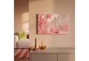 OneMillionCanvasses® Leinwandbild Rosa Auto in Romantischer Stadt Bild 1