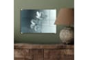 MuchoWow Acrylglasbild Kristall Blumen Grau Modern Bild 4