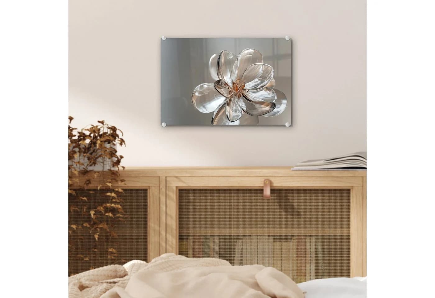 MuchoWow Acrylglasbild Blume Transluzent - Bild 5