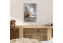 MuchoWow Acrylglasbild Blume Weiß Neutral Dekoratives Bild für Küche & Wohnzimmer Bild 5