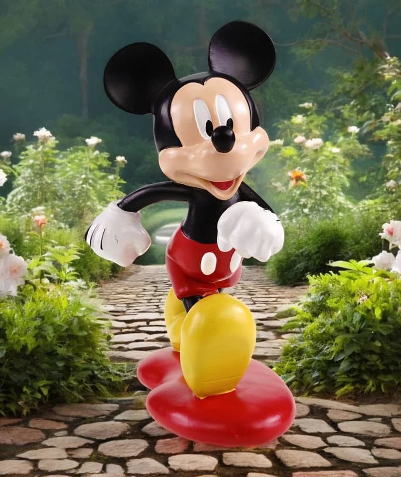 Disney Dekofigur Mickey Mouse Wetterfeste Gartenfigur - Bild 4