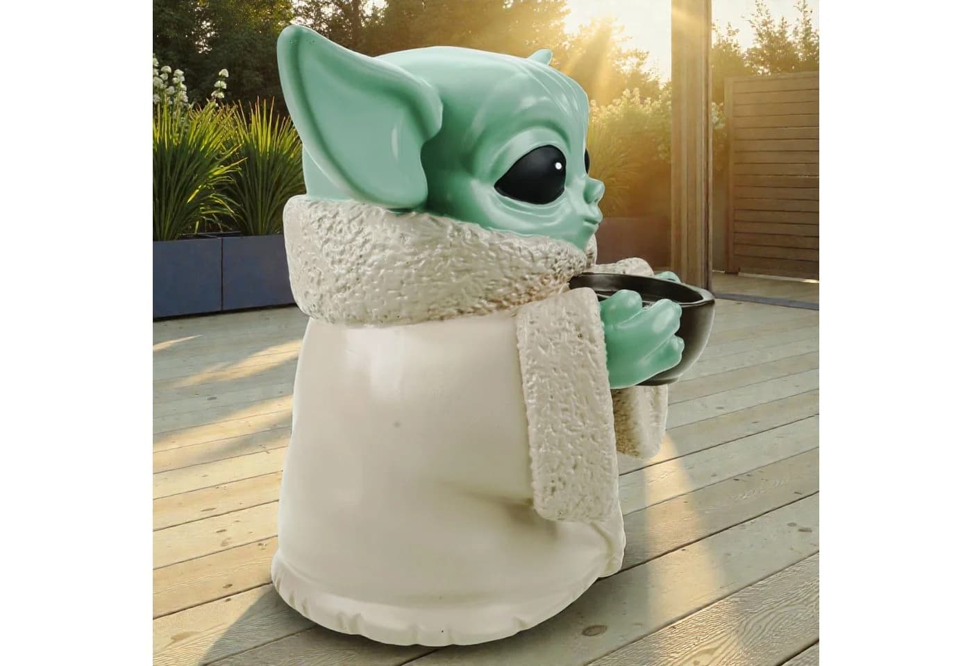 Disney Gartenfigur Grogu Baby Yoda Offiziell Lizenziert - Bild 4