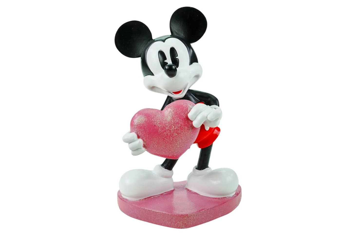 Disney Dekofigur Mickey Maus Statue Love mit Herz 23cm - Bild 2