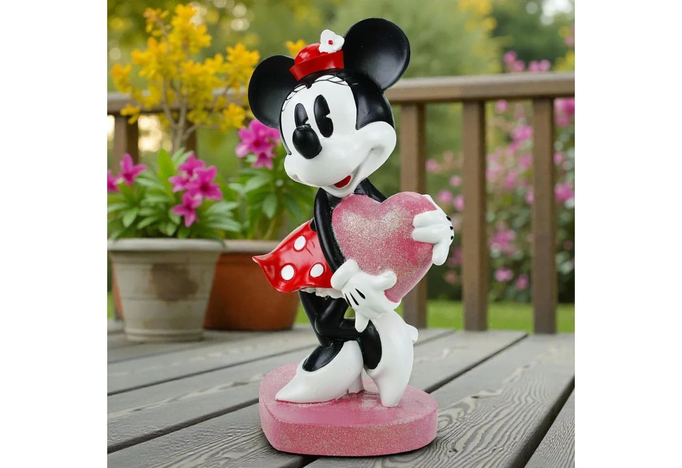 Disney Minnie Mouse Gartenfigur Offiziell Lizenziert - Bild 4