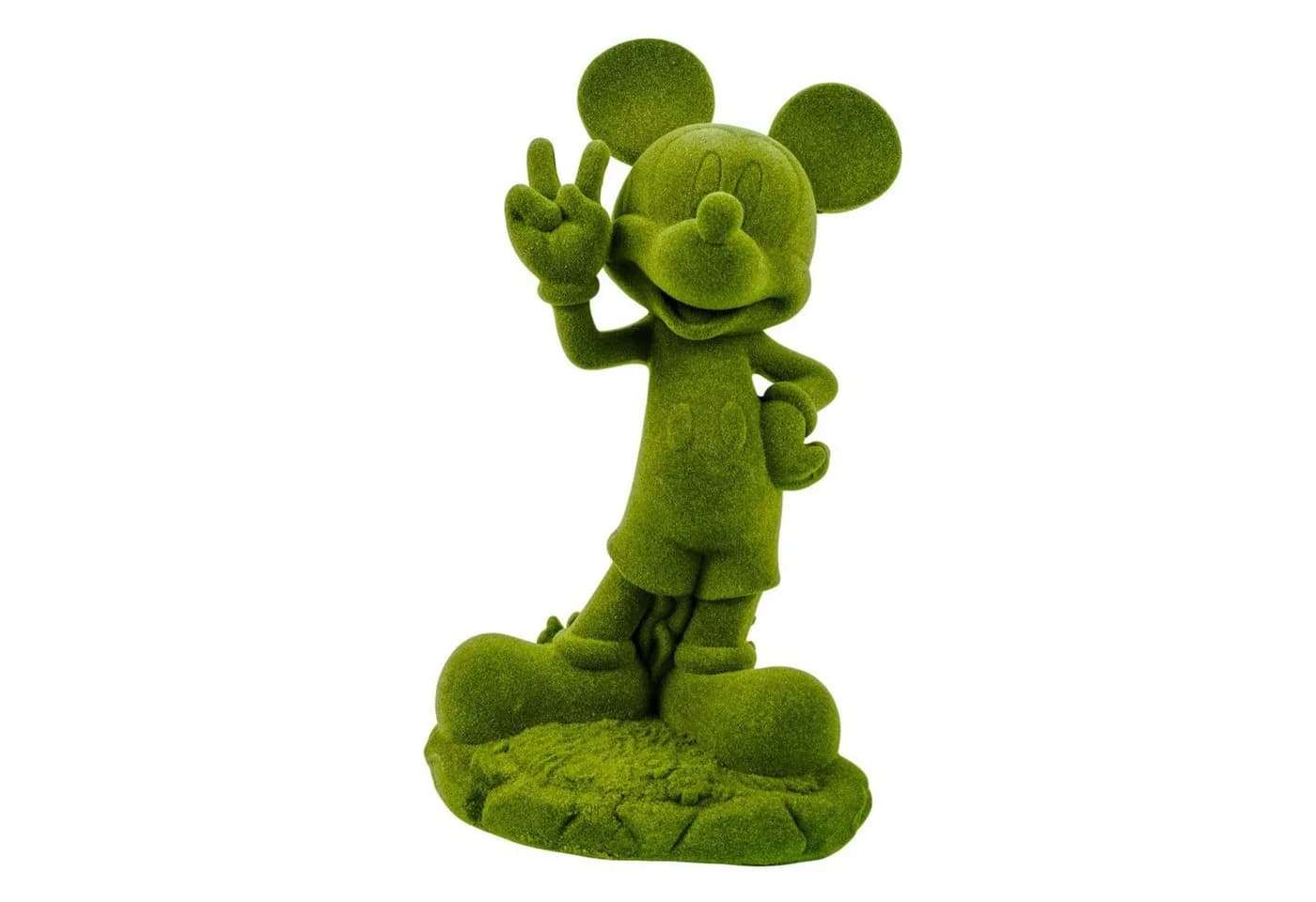 Disney Dekofigur Mickey Mouse grün beflockt Polyresin