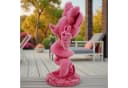 Disney Minnie Mouse Gartenfigur Rosa Beflockt Deko Bild 4