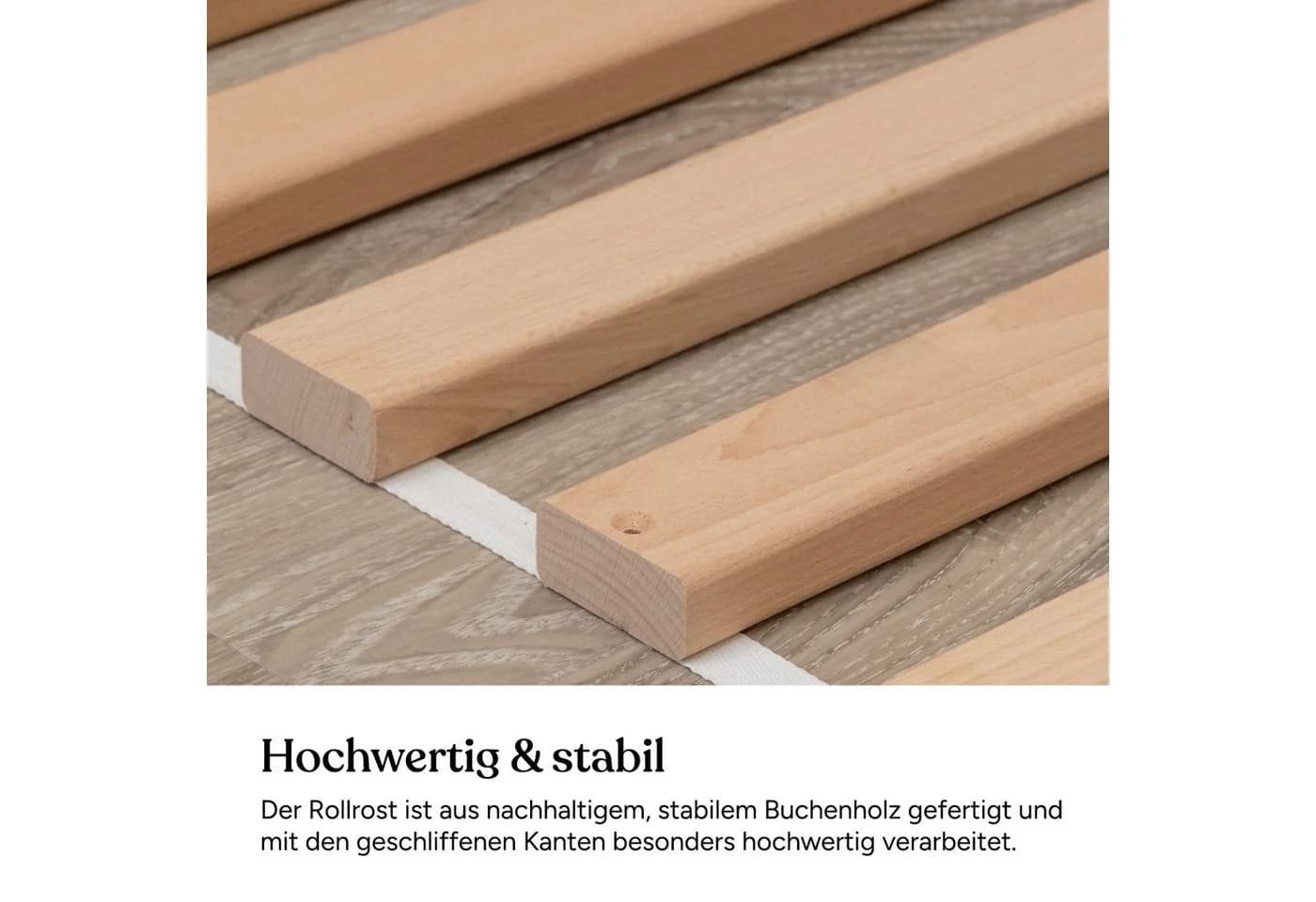 Ehrenkind Rollrost 90x200 cm Massivholz FSC Zertifiziert - Bild 5