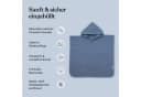 Ehrenkind Badeponcho Musselin Bio-Baumwolle 4-lagig Blau Bild 3