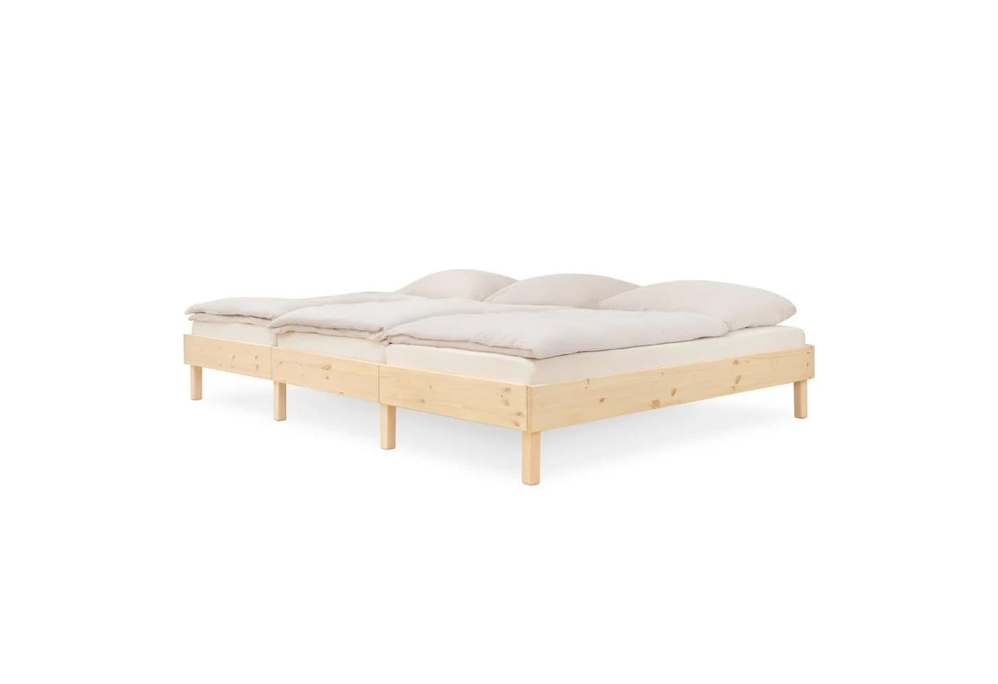 Ehrenkind Familienbett Plano Modular Kiefernholz Naturbelassen - Bild 2