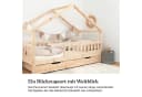 Ehrenkind Hausbett Lille Kiefernholz massiv höhenverstellbar Bild 1