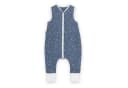 Ehrenkind Babyschlafsack Sommer 0.5 TOG Jeansblau Tropfen Bio-Musselin Bild 2