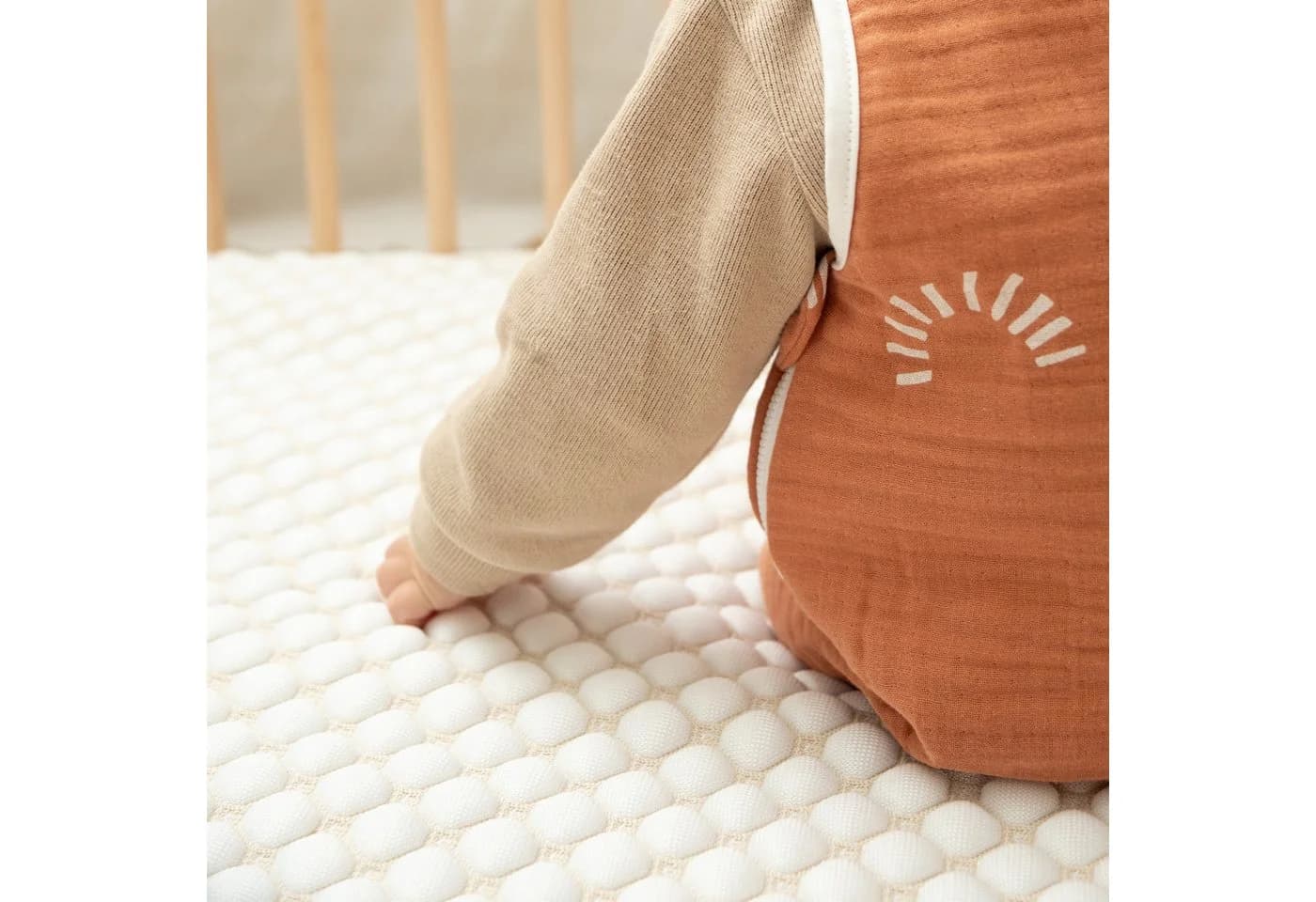 Ehrenkind Babyschlafsack Sommer 0.5 TOG Beige Bio-Musselin - Bild 5