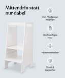 Ehrenkind Lernturm 4-fach höhenverstellbar Birkenschichtholz Bild 3