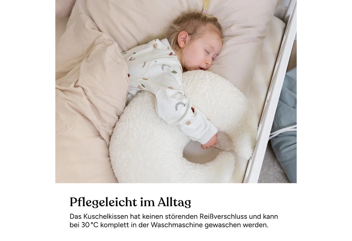 Ehrenkind Kuschelkissen Mond Bio-Baumwolle Teddy - Bild 4