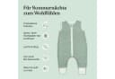 Ehrenkind Babyschlafsack Sommer 1 TOG Bio-Baumwolle mit Füßen Bild 3