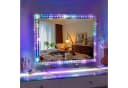 FENCHILIN Schminkspiegel mit LED-Licht und Strasssteinen Bild 2