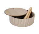 Jens Living Beistelltisch »Levi« Beige mit Stauraum Bild 1