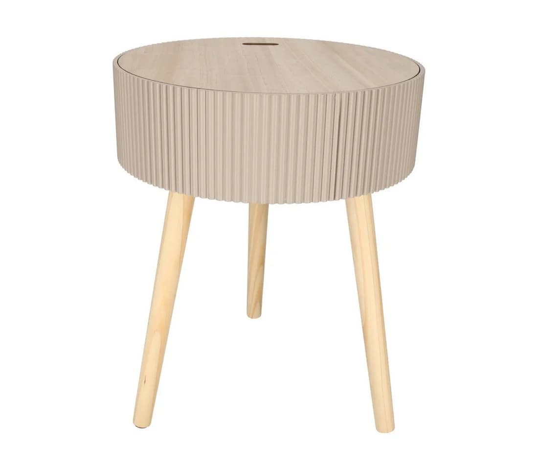 Jens Living Beistelltisch »Levi« Beige mit Stauraum - Bild 2