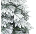 vidaXL Künstlicher Scharnier-Weihnachtsbaum Schneebedeckt Weiß 180 cm Bild 5