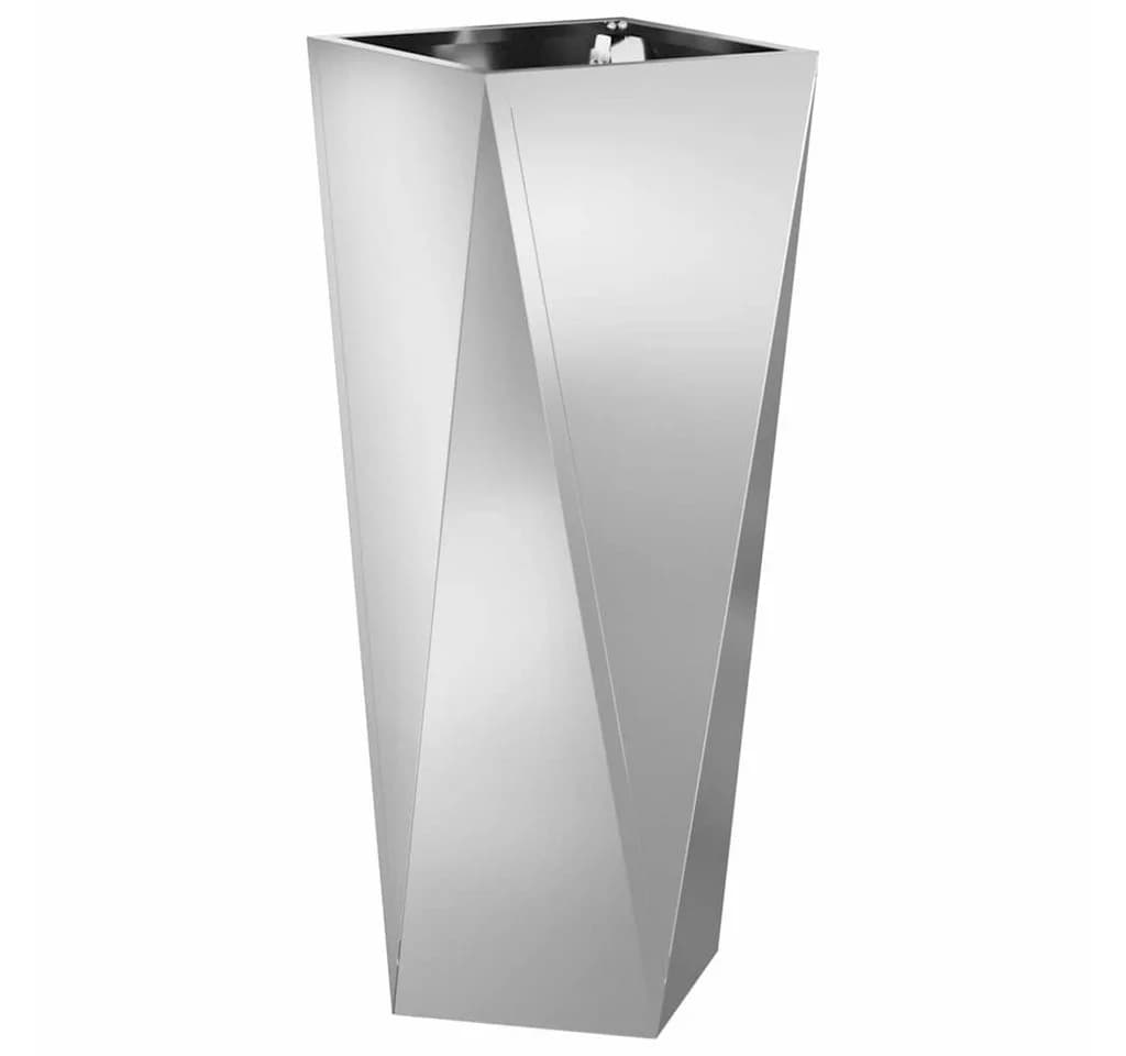 vidaXL Pflanzkübel 2 St Silber Verzinkter Stahl - Bild 5