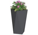 vidaXL Pflanzkübel 2 Stk. Anthrazit Stahl Gartenkübel Bild 3