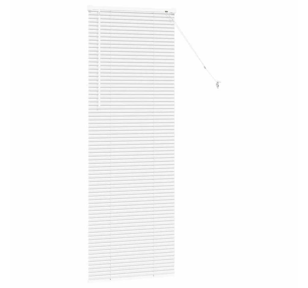 vidaXL Balkenjalousie Weiß Aluminium - Bild 5