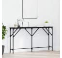 vidaXL Konsolentisch Schwarz Eichen-Optik Industrial Design Bild 1