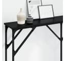 vidaXL Konsolentisch Schwarz Eichen-Optik Industrial Design Bild 4