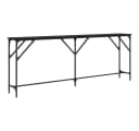 vidaXL Konsolentisch Schwarz Industrial Design Holzwerkstoff Metall Bild 2