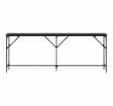 vidaXL Konsolentisch Schwarz Industrial Design Holzwerkstoff Metall Bild 5
