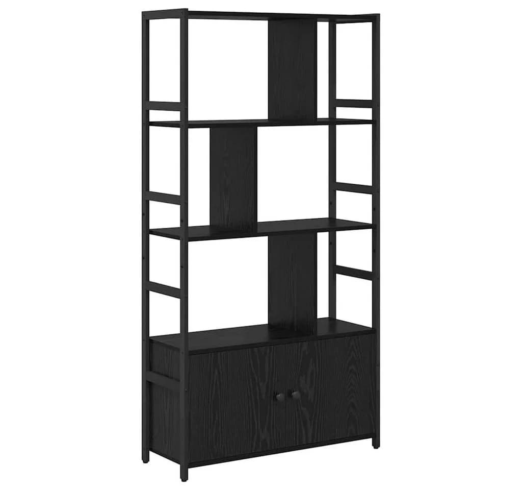 vidaXL Bücherregal Schwarz Eichen-Optik - Bild 2