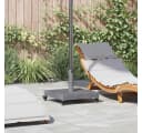 vidaXL Schirmhalter Dunkelgrau Stahl Modern Bild 1
