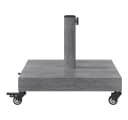 vidaXL Schirmhalter Dunkelgrau Stahl Modern Bild 5